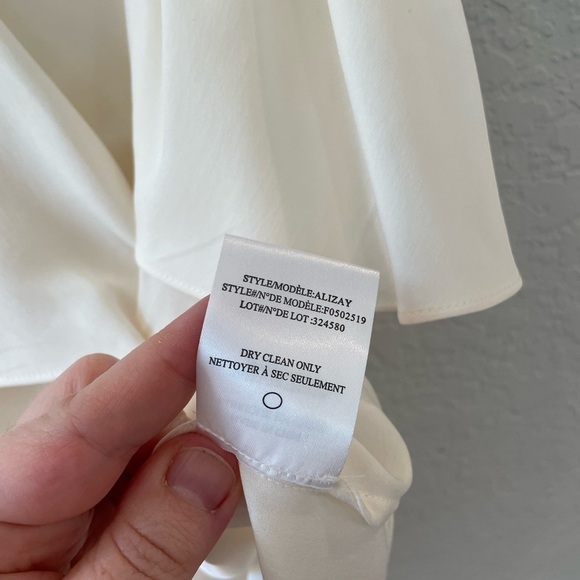 Theory Layered Ivory Silk Top - Picture 7 of 10